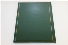 2001 Masters Tournament Annual Book - Tiger Woods' 2nd Green Jacket