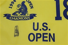 Ernie Els Signed 1994 US Open Championship at Oakmont Flag JSA ALOA