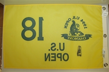 Ernie Els Signed 1994 US Open Championship at Oakmont Flag JSA ALOA