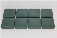 Grouping of Memorial Tournament Honoree Medallion Coins in Leather Boxes - 8 in All