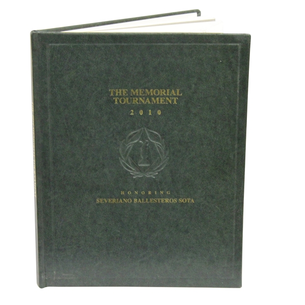 2010 Memorial Tournament Book Honoring Seve Ballesteros #168/250 by John Huggan & Invitation