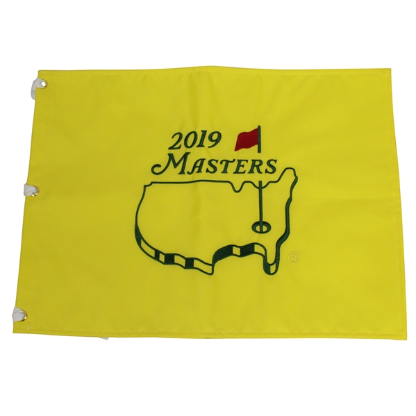 2019 Masters Embroidered Flag - Tiger Woods Win