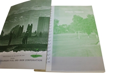 1960 US Open at Cherry Hills CC Official Program - Arnold Palmer 2nd Major Victory