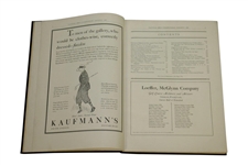 1927 US Open Championship at Oakmont CC Program Hardbound Version - Tommy Armour Winner