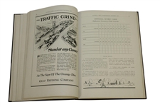 1927 US Open Championship at Oakmont CC Program Hardbound Version - Tommy Armour Winner