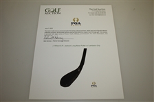 J.  Wilson & R. Jackson Long Nose Putter w/ Lambskin Grip
