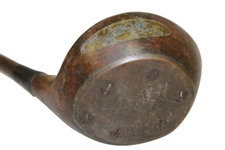 AH Findlay - Wright & Ditson Socket Head Wood Shafted Play Club w/ Shaft Stamp
