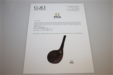 AH Findlay - Wright & Ditson Socket Head Wood Shafted Play Club w/ Shaft Stamp