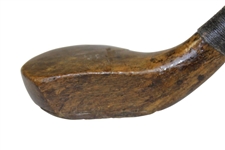 Roy Grinnell Long Nose Wood Shafted Spliced Wood - Circa 1900