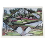 Augusta National Ltd Ed Print by Artist Jay Golden in 1997 Featuring Amen Corner