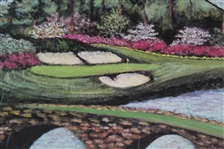 Augusta National Ltd Ed Print by Artist Jay Golden in 1997 Featuring Amen Corner