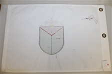 Jack Nicklaus Signed World Golf Hall of Fame Embroidered Flag JSA ALOA