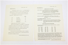 1964 Masters Tournament Daily News Bulletins - 8 Pages - Palmer Win