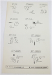 Masters Tournament Press Pad and Masters Photographers & Press Hole Chart