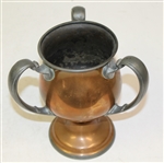 1908 Golfer's Magazine Cup 3 Handle Trophy Won by John T. Blake - July 4th