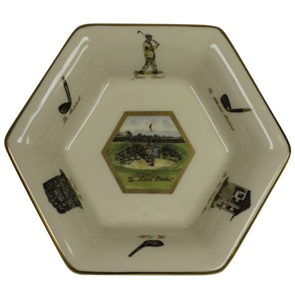 Road Bunker St Andrews Dish w/ James Braid by Pointers of London Illustrated by Bill Waugh