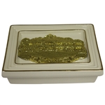 Augusta National Golf Club Clubhouse Porcelain Handcrafted Cardholder by Artist Bill Waugh