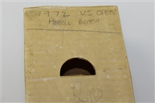Jack Nicklaus & Arnold Palmer Field Signed '1972 US Open Pebble Beach' Periscope w/ Tickets, Badge & Tag JSA ALOA