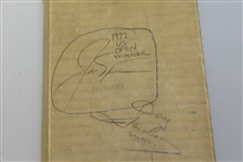 Jack Nicklaus & Arnold Palmer Field Signed '1972 US Open Pebble Beach' Periscope w/ Tickets, Badge & Tag JSA ALOA