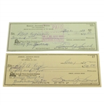 Sam Snead Signed Checks Grouping - Two Total JSA ALOA