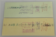 Sam Snead Signed Checks Grouping - Two Total JSA ALOA