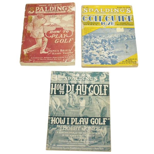 Spalding Publications Grouping Circa 1910s - 1920s - Bobby Jones