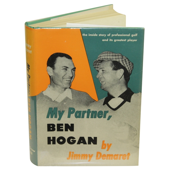 Ben Hogan Signed My Partner, Ben Hogan by Jimmy Demaret Book JSA ALOA