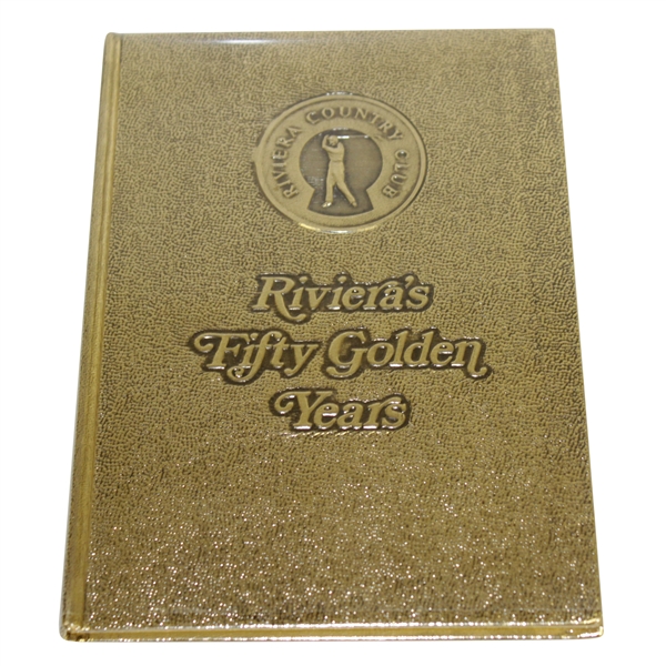Rivieras Fifty Golden Years Book w/ Golden Cover - Excellent Condition