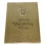 Rivieras Fifty Golden Years Book w/ Golden Cover - Excellent Condition