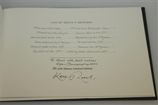 2000 US Open at Pebble Beach Artist's Sketchbook Deluxe Edition by Kenneth Reed w/ Slipcase 81/250