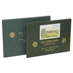 2002 US Open at Bethpage Artists Sketchbook Deluxe Edition by Kenneth Reed w/ Slipcase 81/250