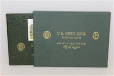 2002 US Open at Bethpage Artist's Sketchbook Deluxe Edition by Kenneth Reed w/ Slipcase 81/250