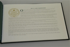 2003 US Open at Olympia Fields Artist's Sketchbook Deluxe Edition by Kenneth Reed w/ Slipcase 81/250