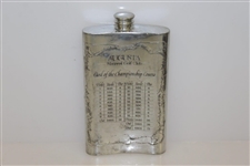 Augusta National Golf Club English Pewter Golf Flask - Excellent Condition