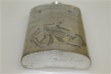 Augusta National Golf Club English Pewter Golf Flask - Excellent Condition