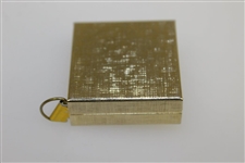 Antique Golfer Themed Golden Tape Measure