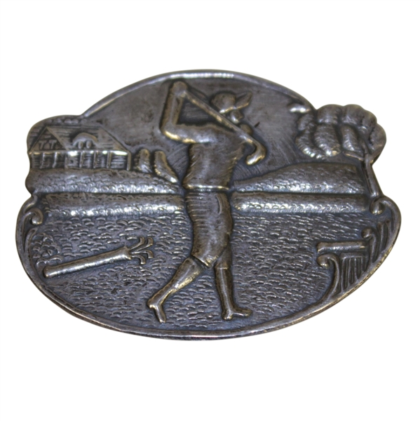 Sterling Silver Vintage Golfer Pin - Excellent Condition