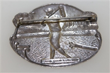 Sterling Silver Vintage Golfer Pin - Excellent Condition