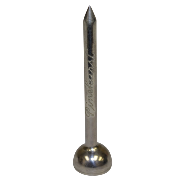 "Pinehurst" Engraved Vintage Sterling Silver Golf Tee 