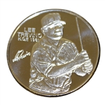 Lee Trevino World Golf Hall of Fame .999 Silver Coin / Medallion 