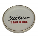 Titleist #1 Ball in Golf Ceramic Ashtray