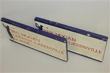 Ben Hogan Greater Greenville Classic Cement Signs - A Pair