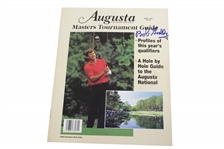 bob Goalby Signed 1990 Augusta Masters Tournament Guide JSA ALOA