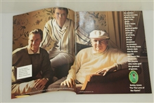 bob Goalby Signed 1990 Augusta Masters Tournament Guide JSA ALOA