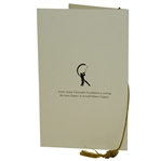 Arnold Palmer Memorial 'A Life Well Played' Funeral Service Program with Original String