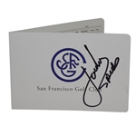 Jordan Spieth Signed San Francisco Golf Club Scorecard JSA ALOA