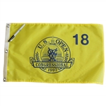 1997 US Open at Congressional Flag w/ Tournament Marker - Ernie Els Winner