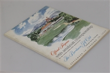 1959 US Amateur Championship at Broadmoor GC Program - Jack Nicklaus Winner - 1st Major?