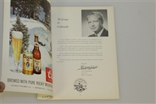 1959 US Amateur Championship at Broadmoor GC Program - Jack Nicklaus Winner - 1st Major?
