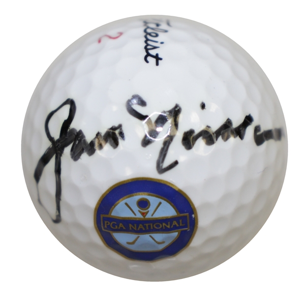 Jack Nicklaus Signed PGA National Logo Golf Ball JSA ALOA